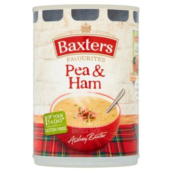 Baxters Pea & Ham Soup - 400g imported British grocery product available in Canada