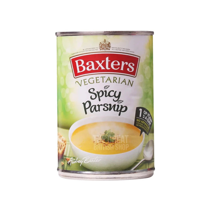 Baxters Spicy Parsnip Soup - 400g imported British grocery product available in Canada