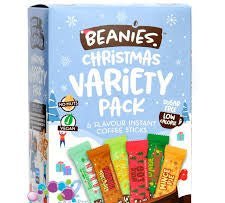 Beanies Christmas Variety Pack Flavoured Instant Coffee - 20g | British Store Online | The Great British Shop