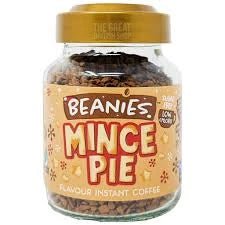 Beanies Mince Pie Flavour Instant Coffee - 50g imported British grocery product available in Canada