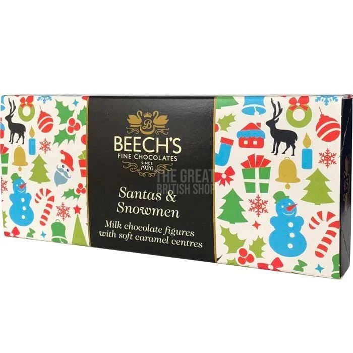 Beech's Chocolate Santa & Snowmen - 100g imported British grocery product available in Canada