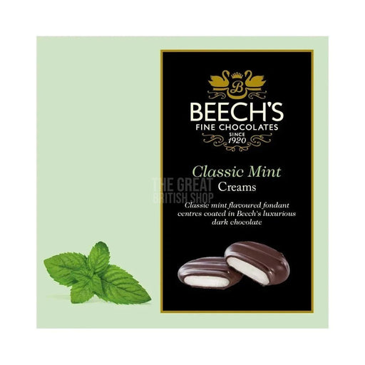Beech’s Classic Dark Chocolate Mint Creams - 90g imported British grocery product available in Canada