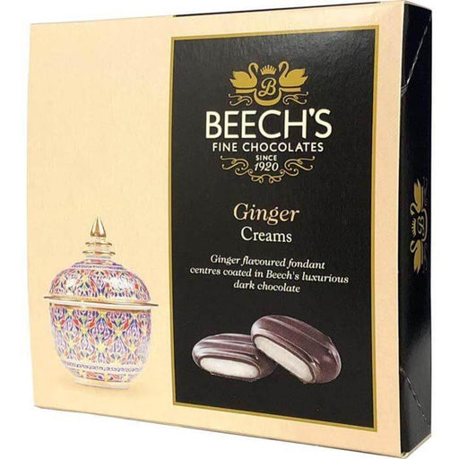 Beech’s Dark Chocolate Ginger Creams - 90g imported British grocery product available in Canada