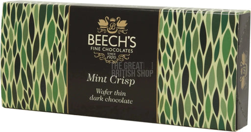 Beech’s Dark Chocolate Mint Thins - 150g imported British grocery product available in Canada