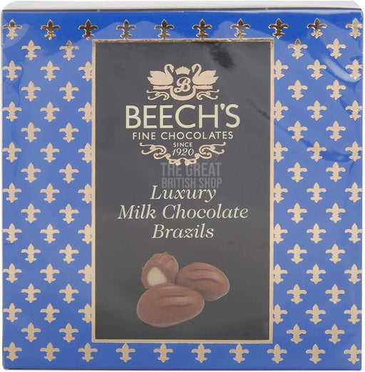 Beech's Luxury Milk Chocolate Brazils - 145g imported British grocery product available in Canada