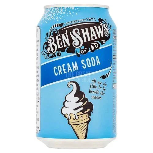 Ben Shaws Cream Soda - 330ml imported British grocery product available in Canada