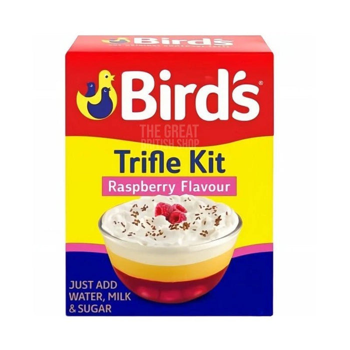 Birds Trifle Raspberry - 141g imported British grocery product available in Canada