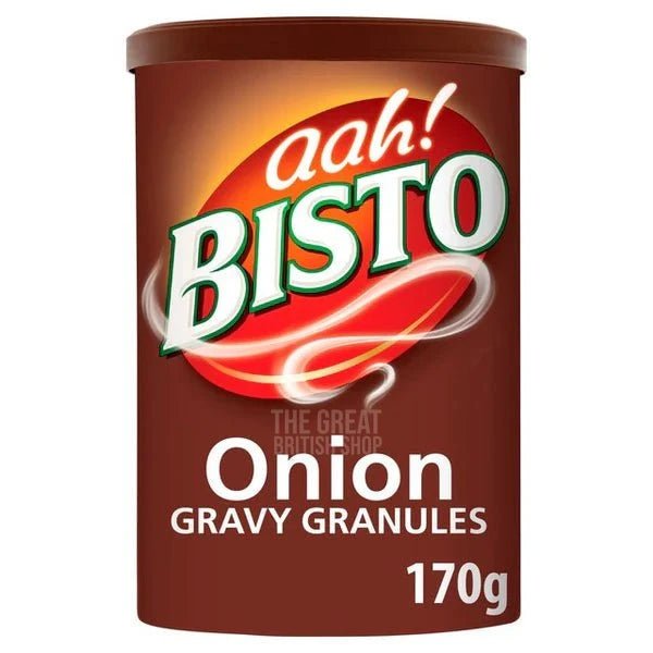 Bisto Onion Gravy Granules imported British grocery product available in Canada
