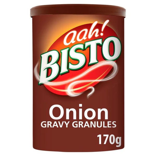 Bisto Onion Gravy Granules imported British grocery product available in Canada