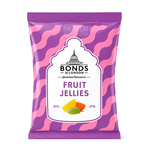 Bonds Fruit Jellies - 130g imported British grocery product available in Canada