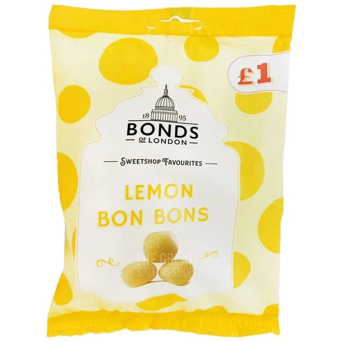 Bonds Lemon Bon Bons - 150g imported British grocery product available in Canada