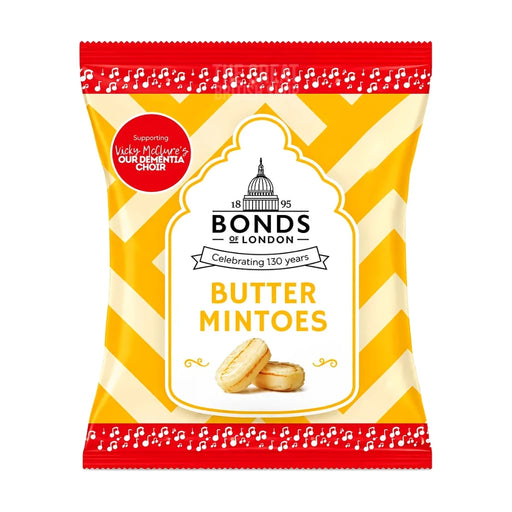 Bonds of London Butter Mintoes - 120g imported British grocery product available in Canada