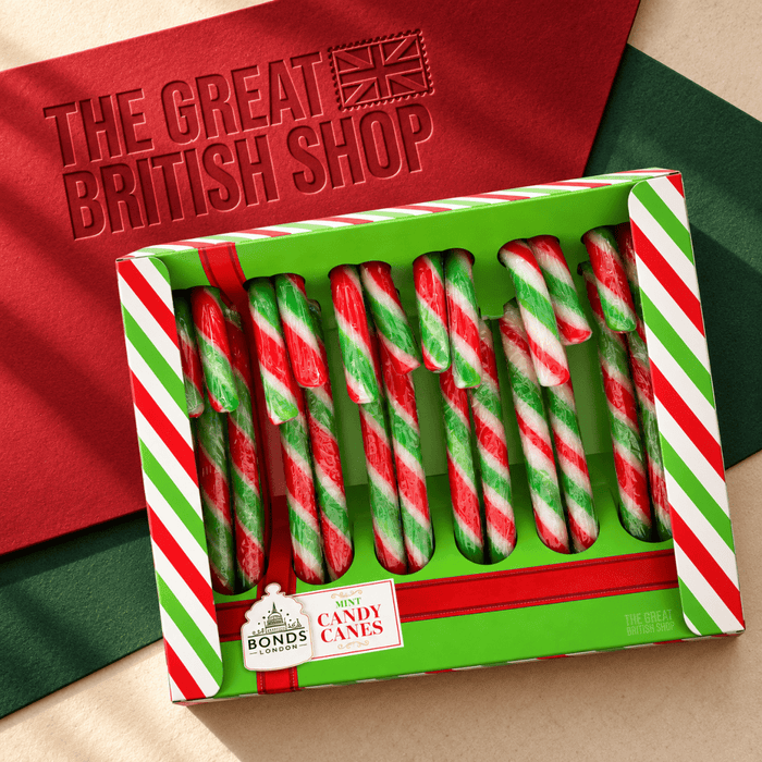 Bonds of London Candy Canes - 120g imported British grocery product available in Canada