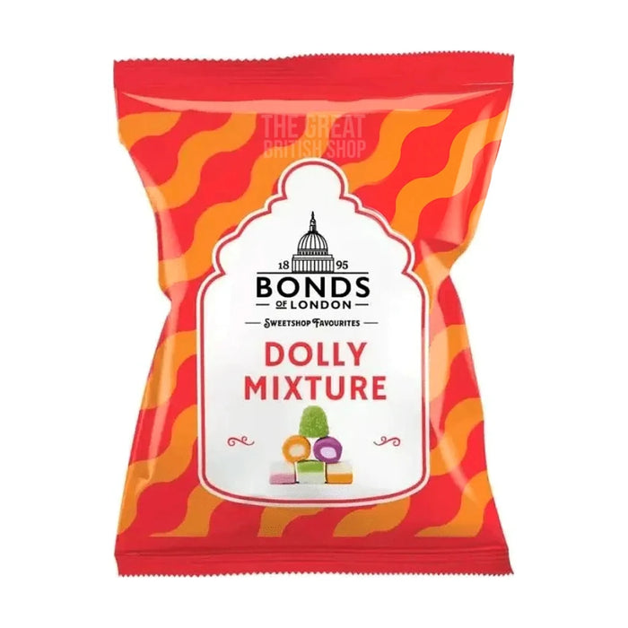 Bonds of London Dolly Mixture - 120g imported British grocery product available in Canada