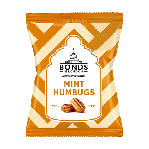 Bonds of London Mint Humbugs - 120g imported British grocery product available in Canada