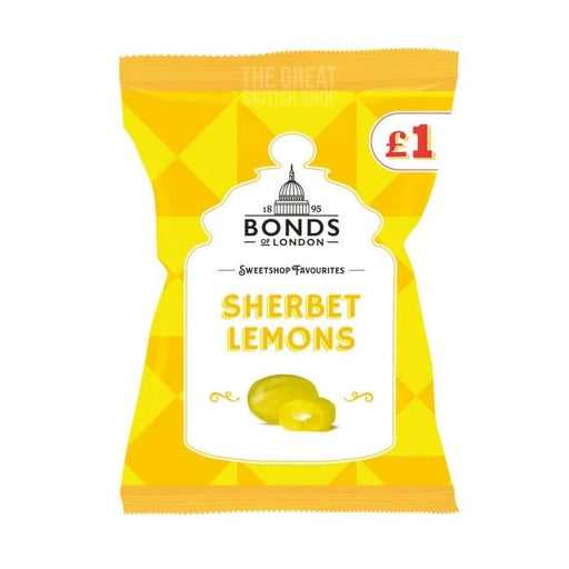 Bonds of London Sherbet Lemons - 150g imported British grocery product available in Canada