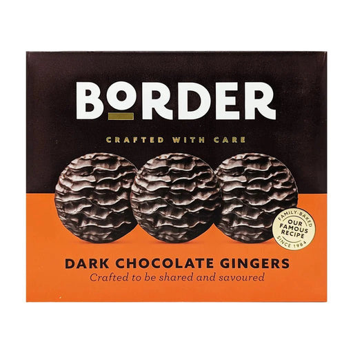 Border Biscuits Dark Chocolate Ginger Gift Box - 255g | British Store Online | The Great British Shop