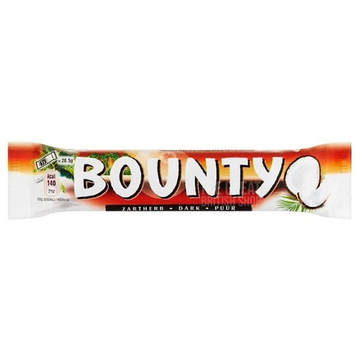 Bounty Dark Twin 57g imported British grocery product available in Canada