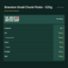 Branston Small Chunk Pickle - 520g selected nutrition summary. Per 100 g. Values from this product’s website nutrition information.