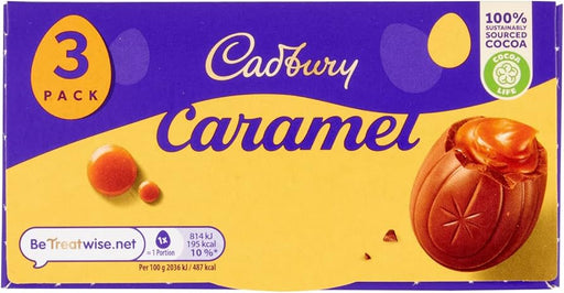 Cadbury Caramel Egg 3 Pack - 120g | British Store Online | The Great British Shop