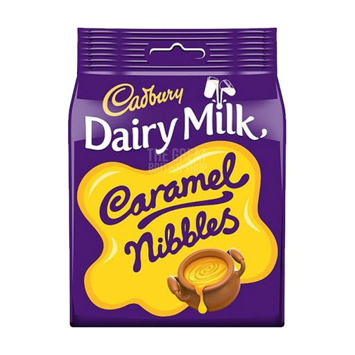 Cadbury Caramel Nibble Bag - 85g imported British grocery product available in Canada