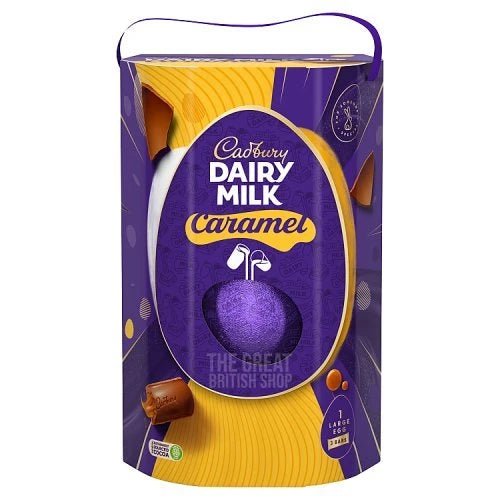 Cadbury Caramel Thoughtful Gestures Egg - 245g imported British grocery product available in Canada