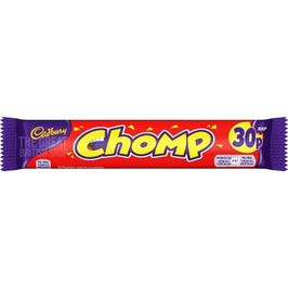 Cadbury Chomp 21g: front of the wrapper showing the red and purple pack design.