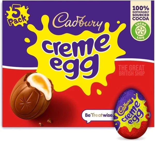 Cadbury Creme Egg - 5 pack imported British grocery product available in Canada
