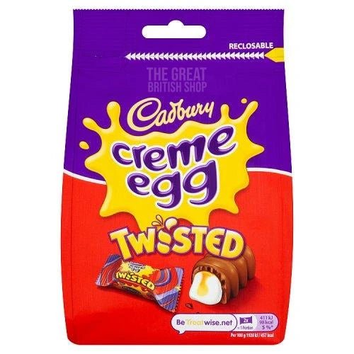 Cadbury Creme Egg Twisted - 83g imported British grocery product available in Canada