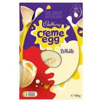 Cadbury Creme Egg White Egg - 190g imported British grocery product available in Canada