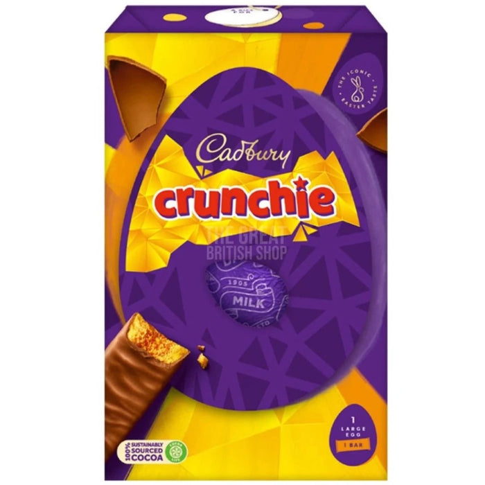 Cadbury Crunchie Large Egg - 167g imported British grocery product available in Canada