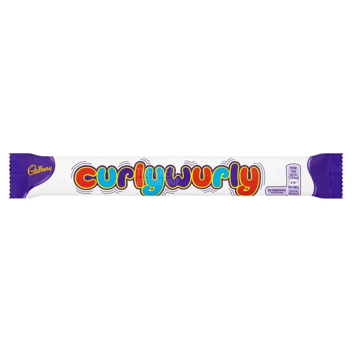 Cadbury Curly Wurly 21.8g imported British grocery product available in Canada