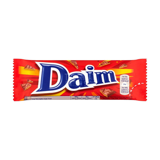 Cadbury Daim Bar - 28g imported British grocery product available in Canada