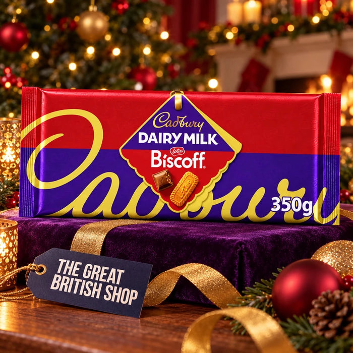 Cadbury Dairy Milk Biscoff Bar - 350g imported British grocery product available in Canada