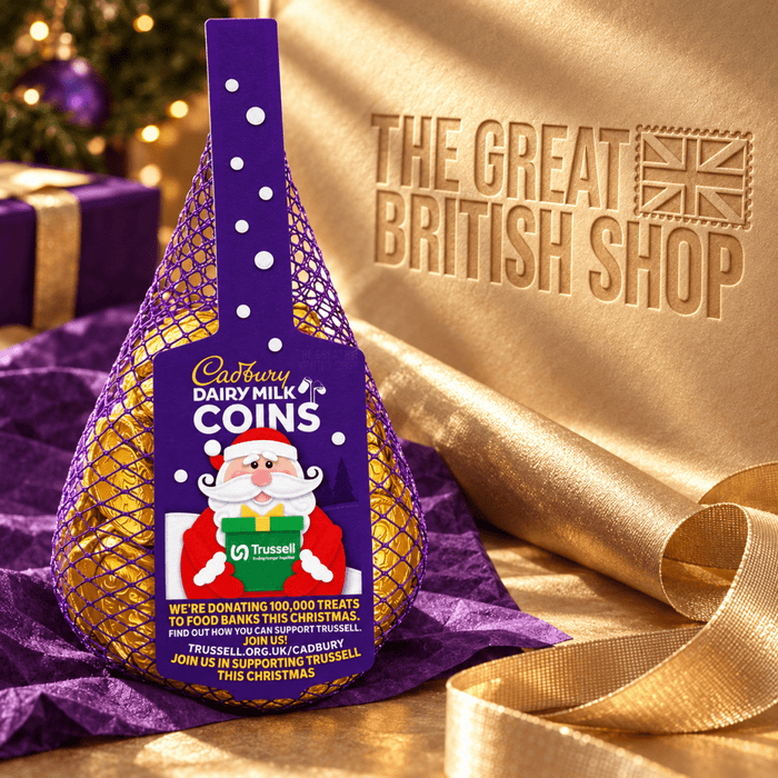 Cadbury Dairy Milk Chocolate Coins In Net - 70g imported British grocery product available in Canada