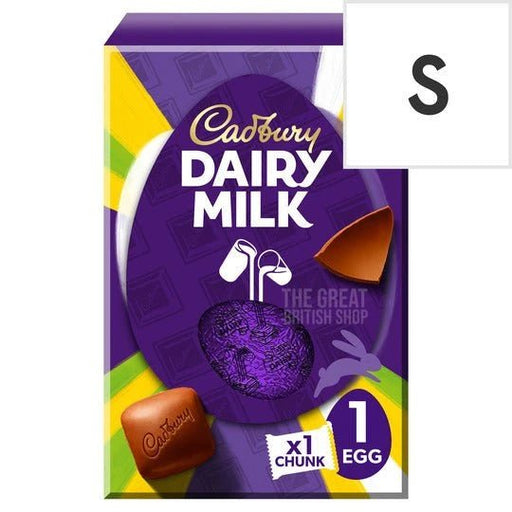 Cadbury Dairy Milk Chunk Small Egg - 71g imported British grocery product available in Canada