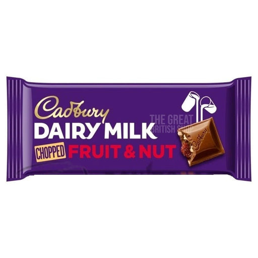 Cadbury Dairy Milk Fruit and Nut - 95g imported British grocery product available in Canada