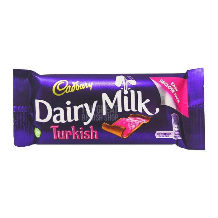 Cadbury Dairy Milk Turkish Delight - 49g imported British grocery product available in Canada