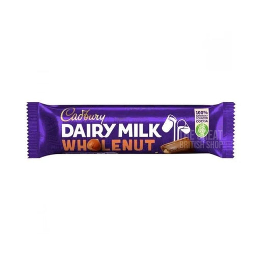 Cadbury Dairy Milk Wholenut - 45g imported British grocery product available in Canada