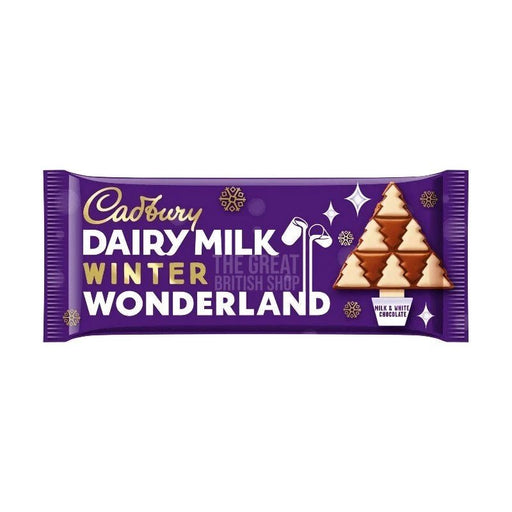 Cadbury Dairy Milk Winter Wonderland Chocolate Bar - 100g imported British grocery product available in Canada