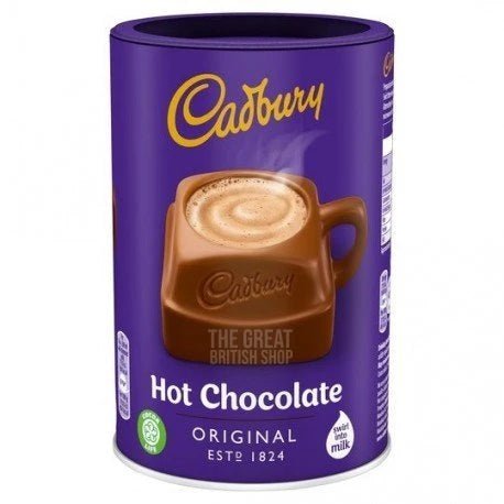 Cadbury Drinking Chocolate - 500g imported British grocery product available in Canada