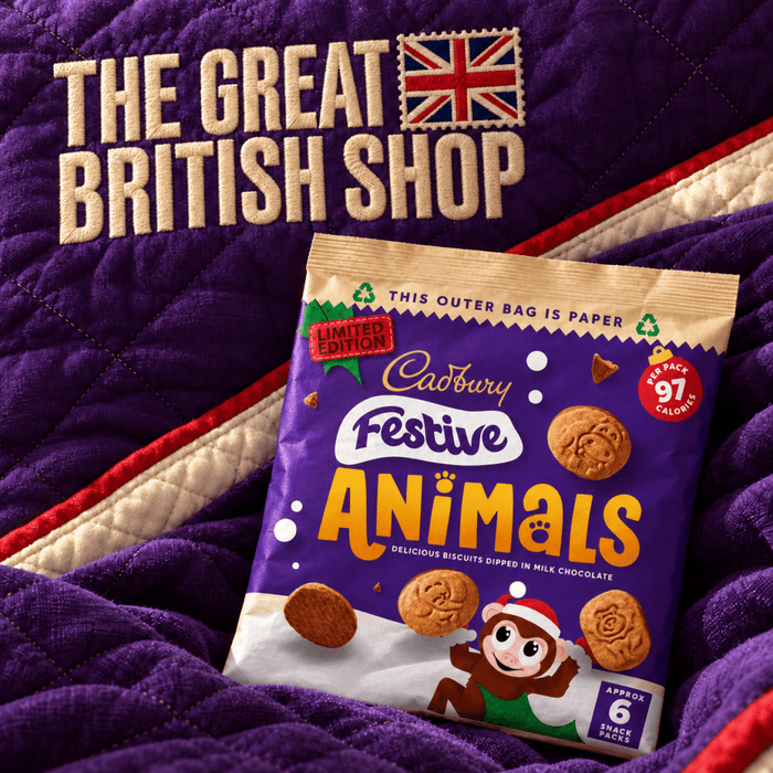 Cadbury Festive Animals - 6 Pack imported British grocery product available in Canada
