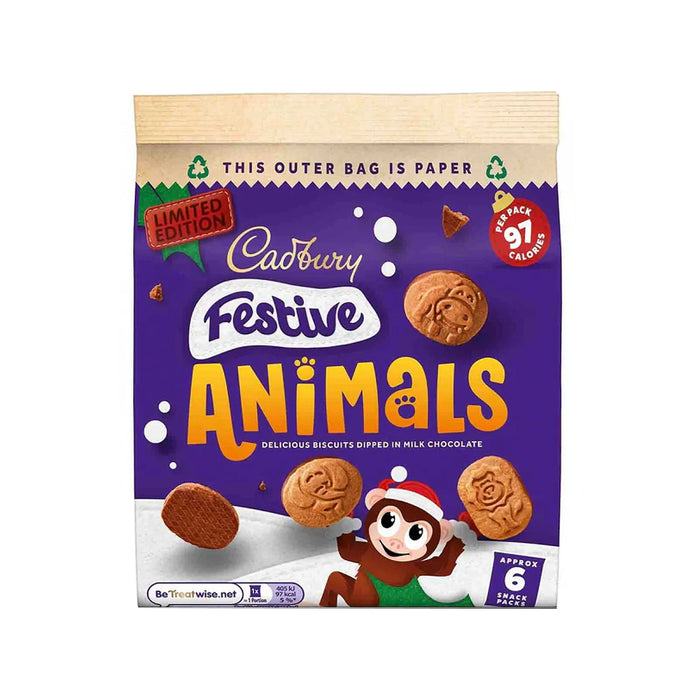 Cadbury Festive Animals - 6 Pack | British Store Online | The Great British Shop