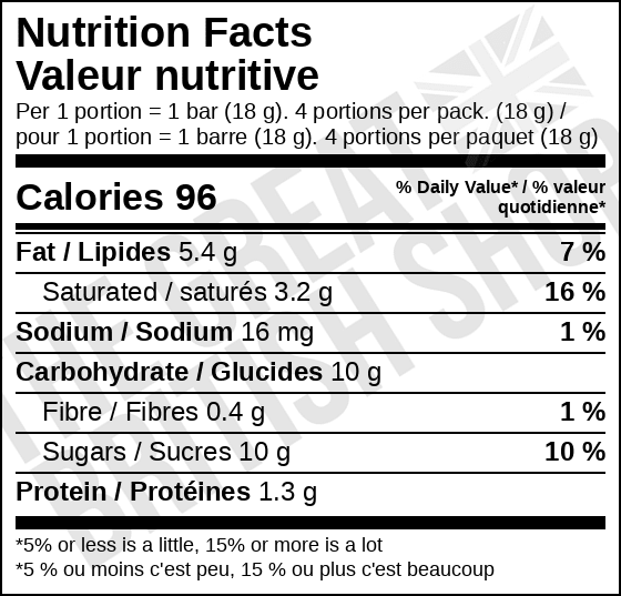Cadbury Freddo - 4 Pack imported British grocery product available in Canada