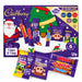 Cadbury Medium Santa Selection Box 125g, UK festive carton with the six original chocolate packs shown in front