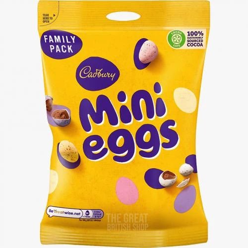 Cadbury Mini Egg Pouch - 80g imported British grocery product available in Canada