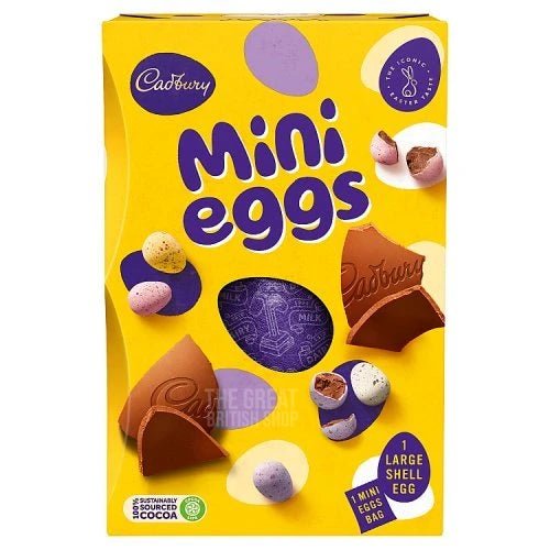 Cadbury Mini Eggs Egg - 181g imported British grocery product available in Canada