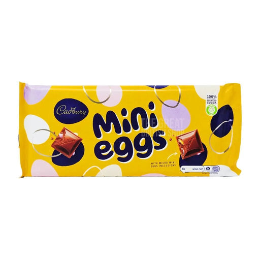 Cadbury Mini Eggs Large Bar - 360g imported British grocery product available in Canada