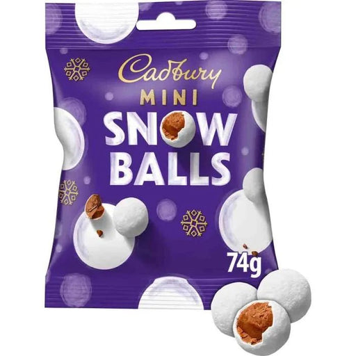 Cadbury Mini Snow Balls - 74g | British Store Online | The Great British Shop
