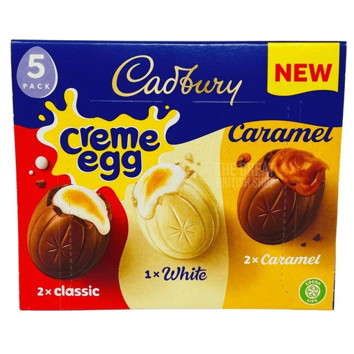 Cadbury Mixed Creme Egg 5 Pack - 200g imported British grocery product available in Canada